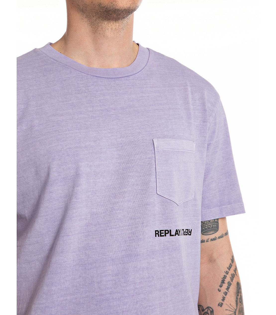 ヘビーコットンジャージープリント Tシャツ 詳細画像 ラベンダー 3